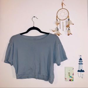 Brandy Melville blue crop top